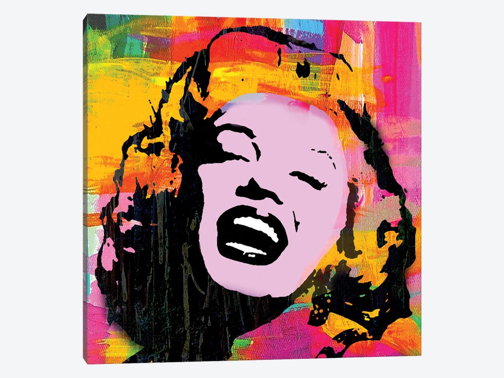 Marilyn by The Pop Art Factory 1-piece Canvas Art Print