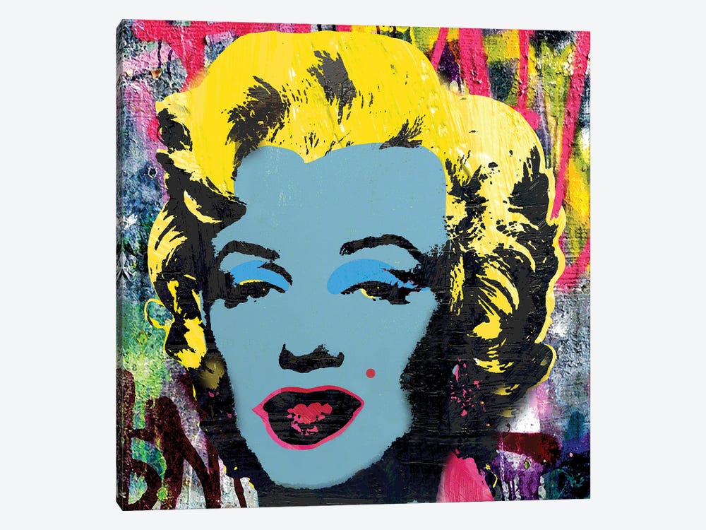 Marilyn Graffiti by The Pop Art Factory 1-piece Canvas Art