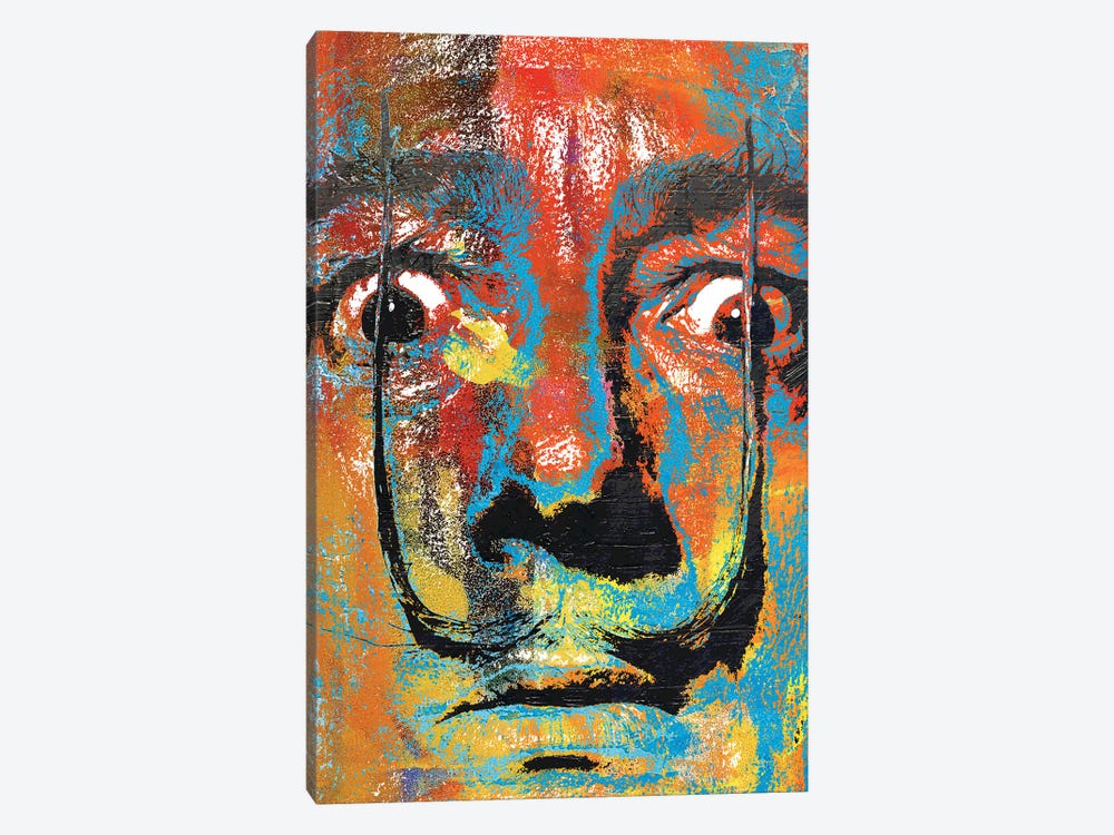 Salvador Dali by The Pop Art Factory 1-piece Art Print