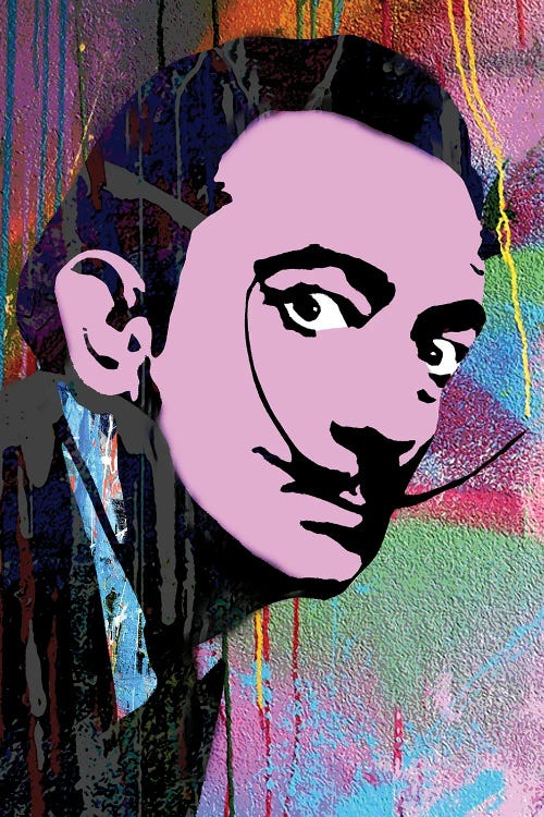 Fine Art Print Salvador Dali Broken Face
