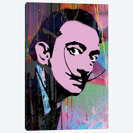 Salvador Dali Two Canvas Print #PAF39} by The Pop Art Factory Canvas Art Print