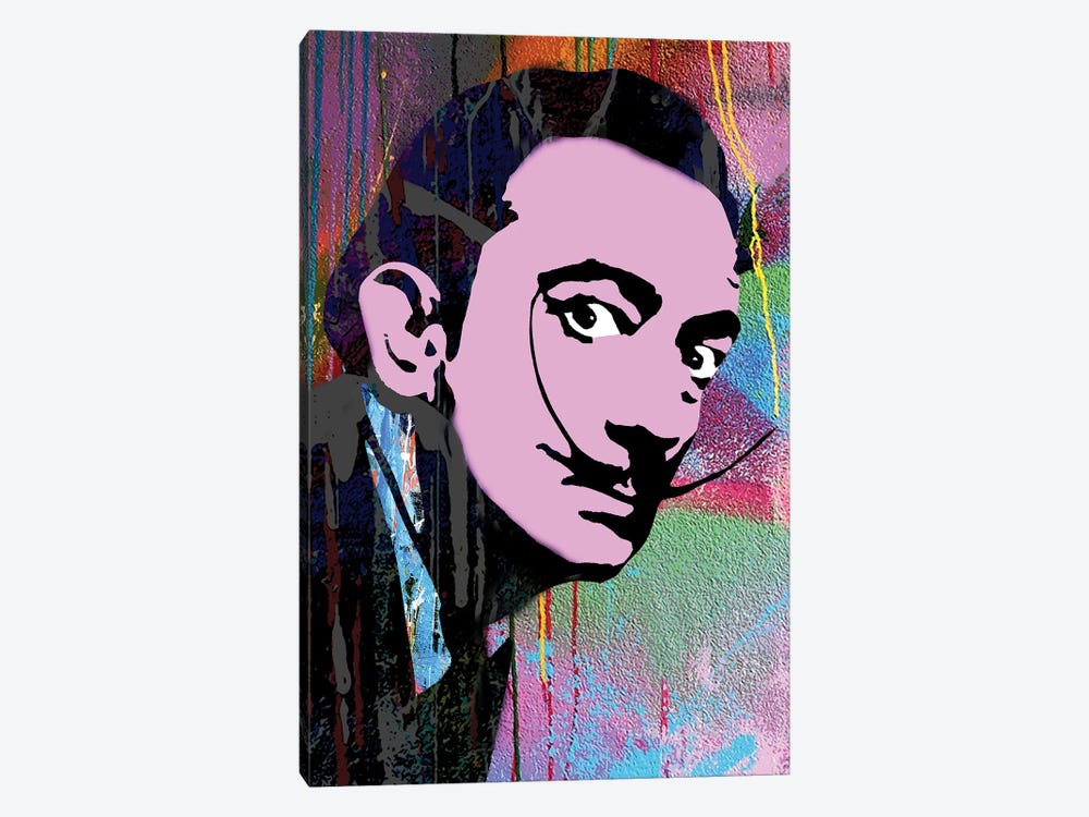 Salvador Dali Two by The Pop Art Factory 1-piece Canvas Art
