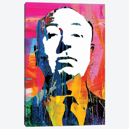 Alfred Hitchcock Canvas Print #PAF3} by The Pop Art Factory Art Print