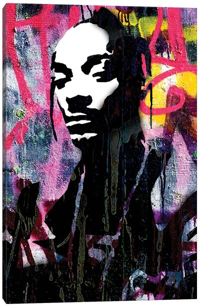 Inspired By Rapper Snoop Canvas Art Print - The Pop Art Factory