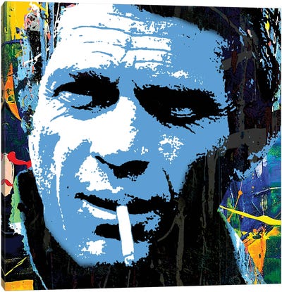 Inspired By Le Mans Mcqueen Canvas Art Print - The Pop Art Factory