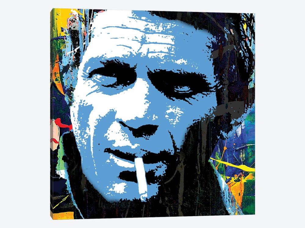 Inspired By Le Mans Mcqueen by The Pop Art Factory 1-piece Canvas Wall Art