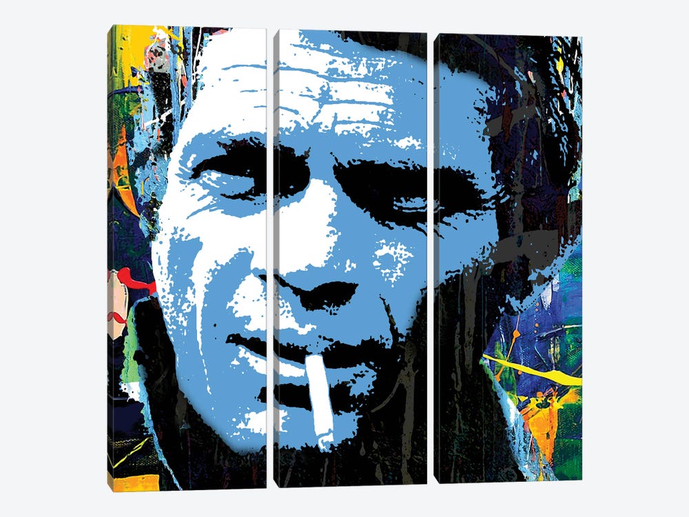 Inspired By Le Mans Mcqueen by The Pop Art Factory 3-piece Canvas Artwork