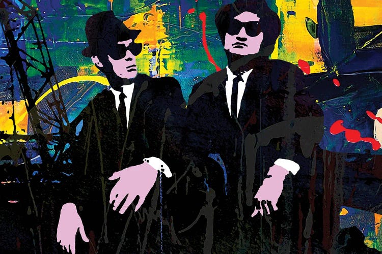 Jake And Elwood by The Pop Art Factory wall art