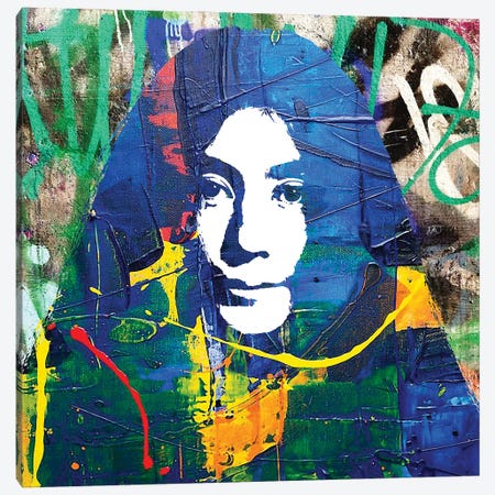 Inspired By Yoko Canvas Print #PAF45} by The Pop Art Factory Canvas Print