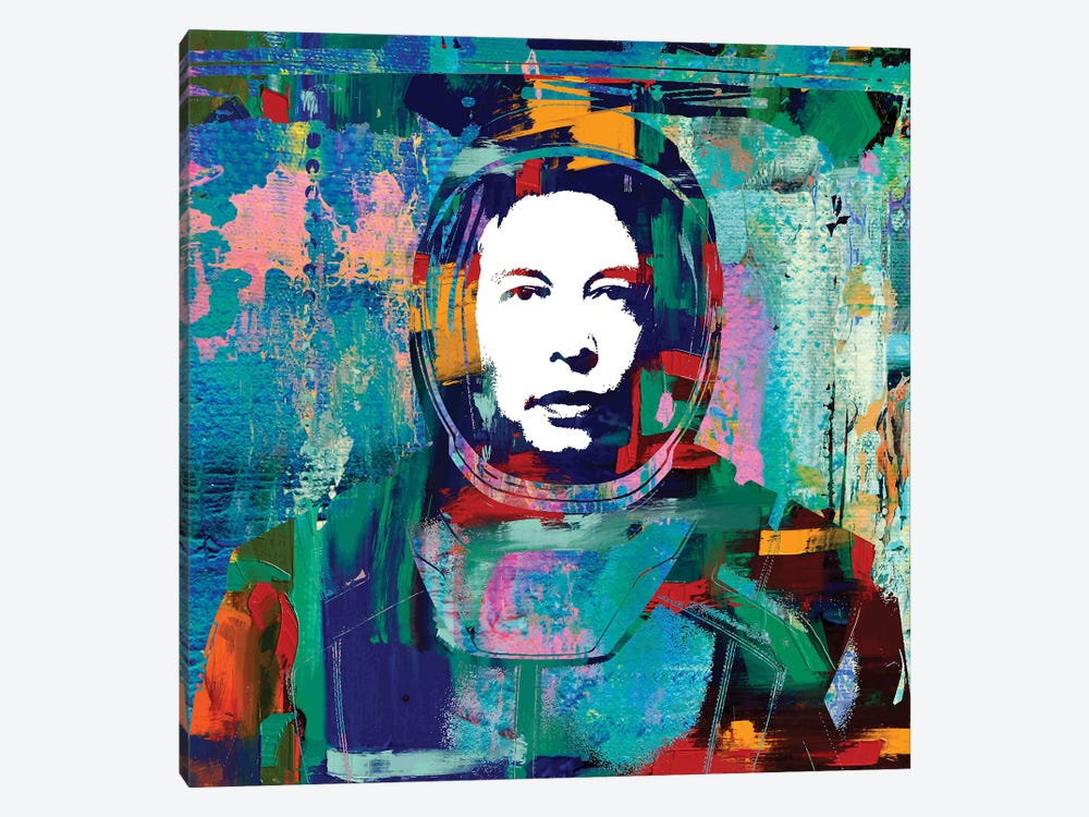 Mars Man Elon Musk by The Pop Art Factory 1-piece Art Print