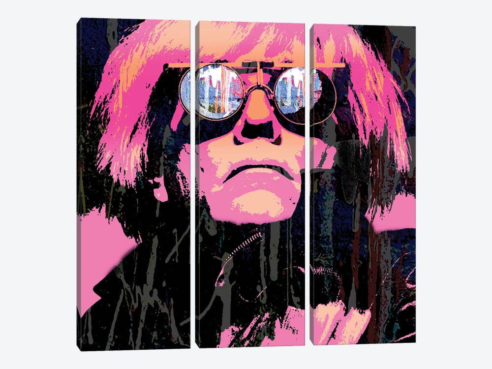 Inspired By Warhol by The Pop Art Factory 3-piece Canvas Artwork