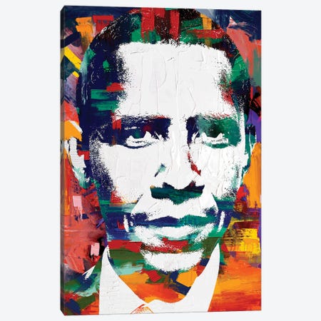 Barack Obama Canvas Print #PAF50} by The Pop Art Factory Canvas Print