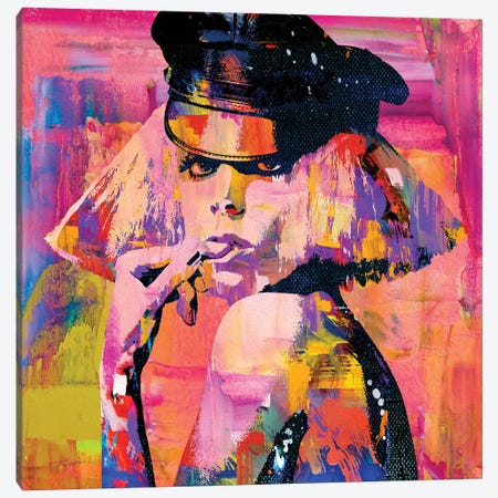 Inspired By Lady Gaga Canvas Print #PAF51} by The Pop Art Factory Canvas Print