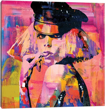 Inspired By Lady Gaga Canvas Art Print - The Pop Art Factory