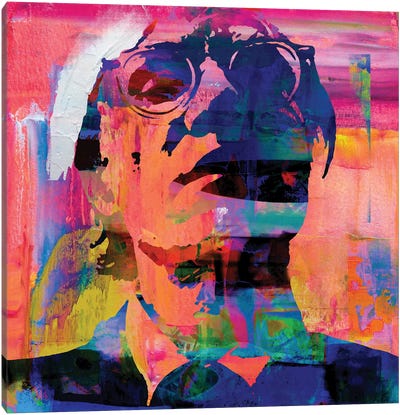 Warhol Selfie Canvas Art Print - Andy Warhol