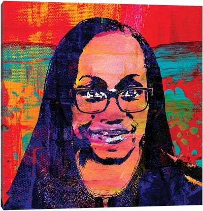 Ketanji Brown Jackson Canvas Art Print - Glasses & Eyewear Art