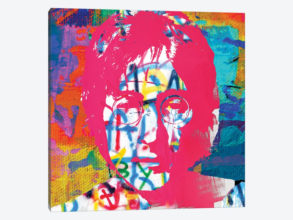 Magenta Lennon by The Pop Art Factory 1-piece Canvas Art Print