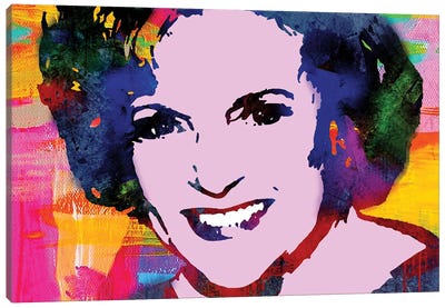 Inspired By Betty White Canvas Art Print - Similar to Andy Warhol