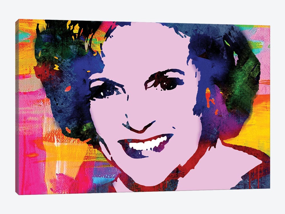 Inspired By Betty White by The Pop Art Factory 1-piece Canvas Wall Art