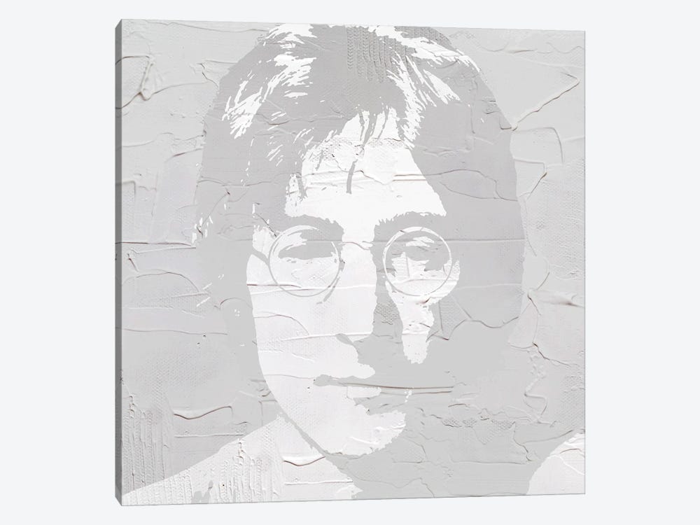 Silver Lennon by The Pop Art Factory 1-piece Canvas Print