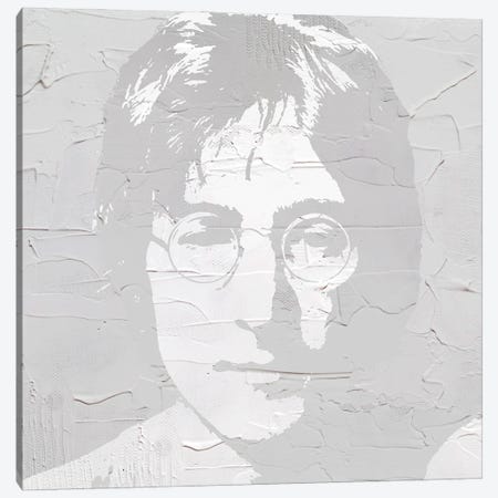 Silver Lennon Canvas Print #PAF70} by The Pop Art Factory Art Print
