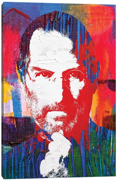 Steve Jobs II Canvas Art Print - Steve Jobs