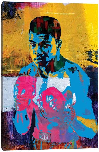 Mohammad Ali Canvas Art Print - Similar to Andy Warhol