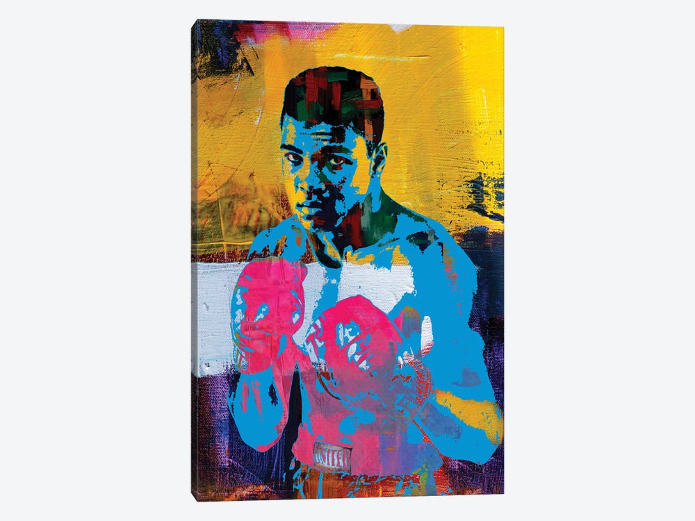 Mohammad Ali by The Pop Art Factory 1-piece Canvas Art Print