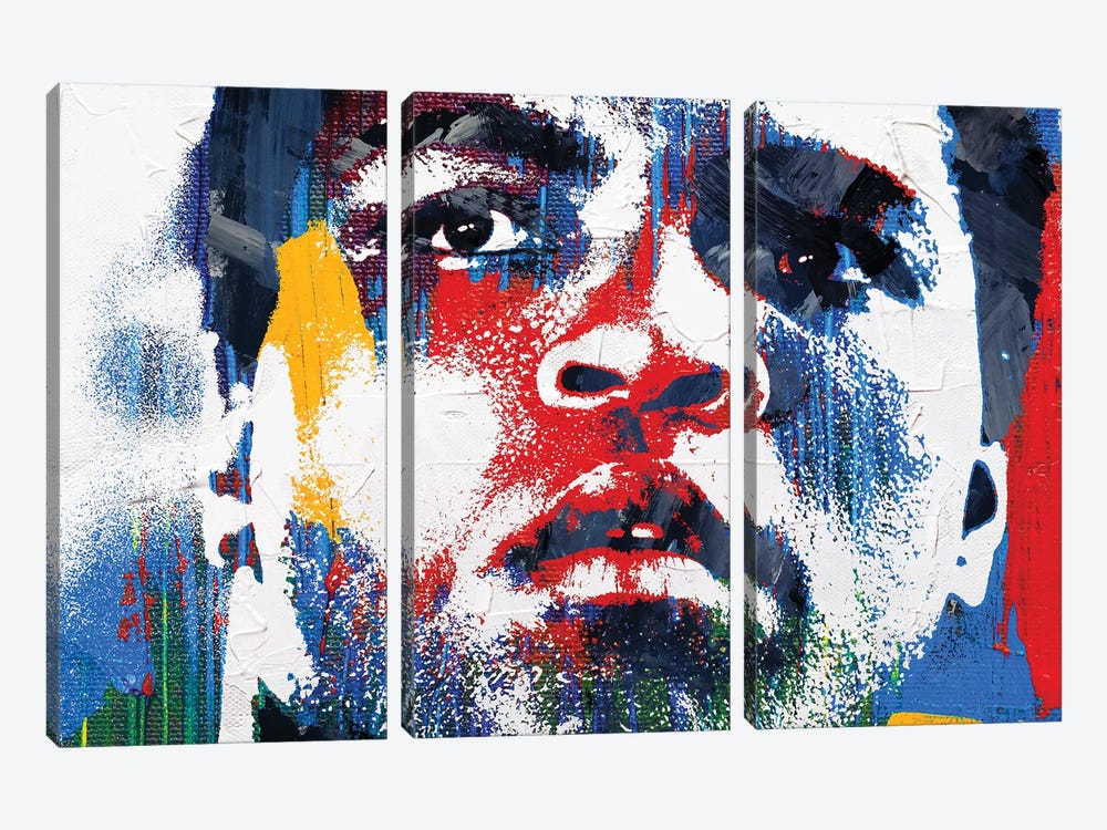 Mohammad Ali II by The Pop Art Factory 3-piece Canvas Artwork
