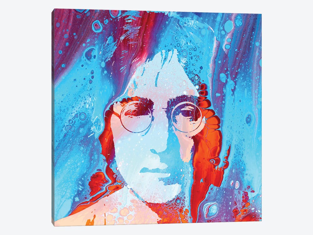Psychedelic Lennon by The Pop Art Factory 1-piece Canvas Artwork