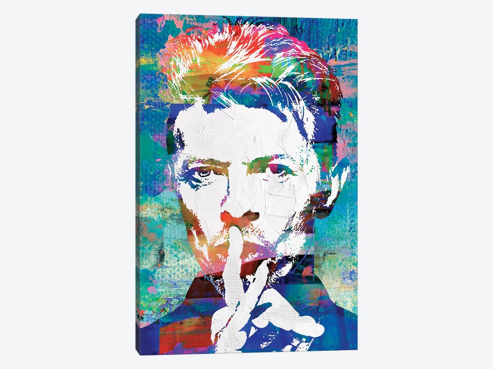 Bowie II by The Pop Art Factory 1-piece Canvas Art