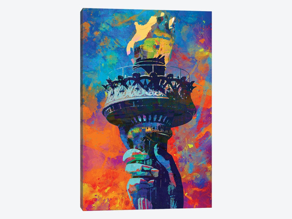 Liberty Torch by The Pop Art Factory 1-piece Art Print