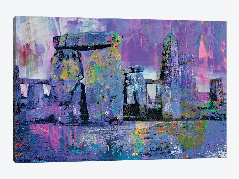 Stonehenge by The Pop Art Factory 1-piece Canvas Art Print