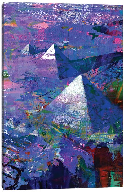 Great Pyramids Canvas Art Print - The Great Pyramids of Giza