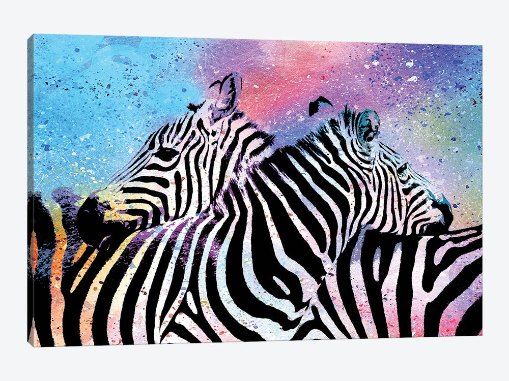 Zebras by The Pop Art Factory 1-piece Art Print