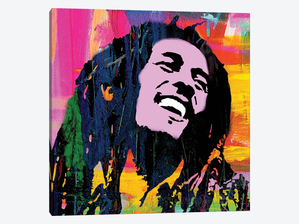 Reggae Bob by The Pop Art Factory 1-piece Canvas Art