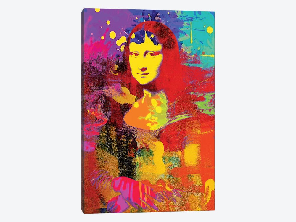 Mona Lisa Redux by The Pop Art Factory 1-piece Canvas Art
