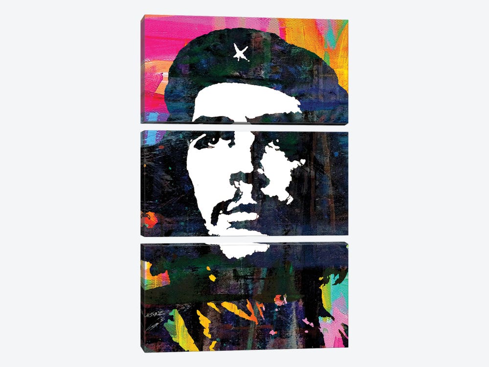 Che Guevara by The Pop Art Factory 3-piece Canvas Print