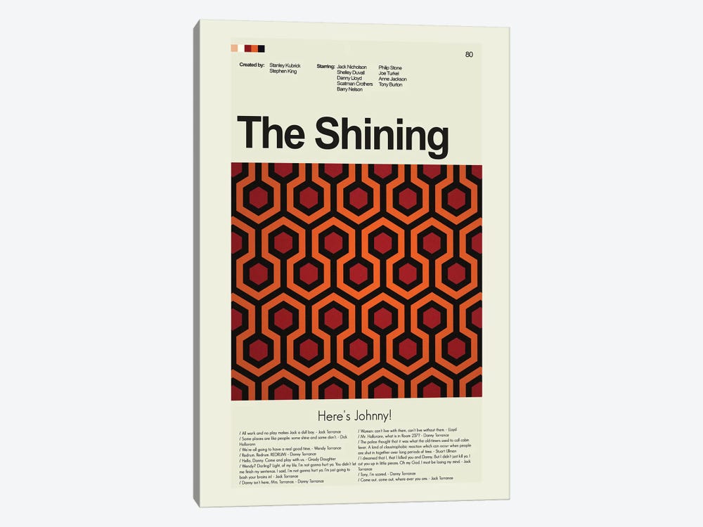 The Shining by Prints and Giggles by Erin Hagerman 1-piece Canvas Art