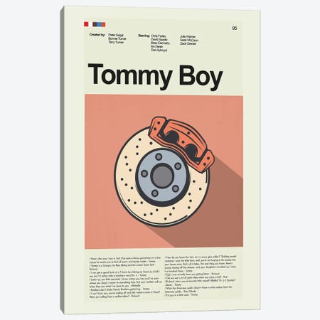 Tommy Boy Canvas Print #PAG108} by Prints and Giggles by Erin Hagerman Canvas Art