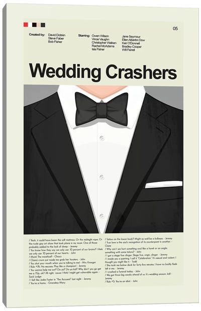 Wedding Crashers Canvas Art Print - Prints And Giggles by Erin Hagerman