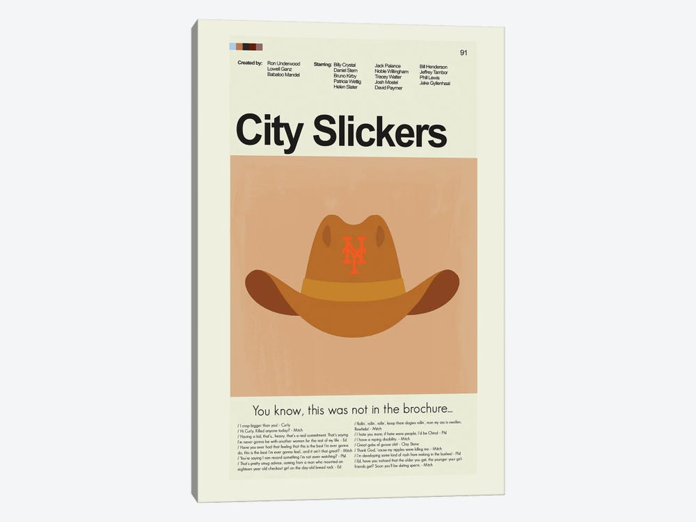 City Slickers by Prints and Giggles by Erin Hagerman 1-piece Canvas Art
