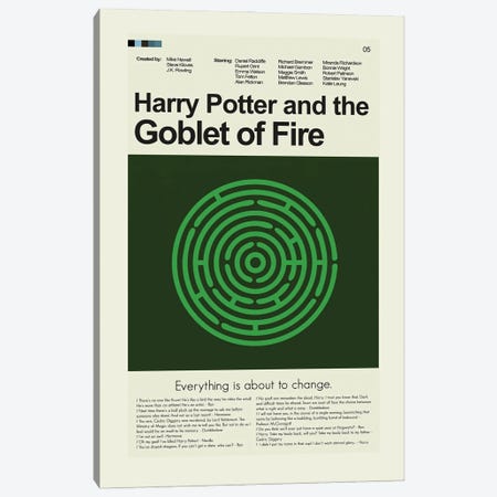 Harry Potter And The Goblet Of Fire Canvas Print #PAG135} by Prints and Giggles by Erin Hagerman Canvas Artwork