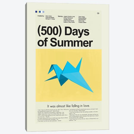 500 Days of Summer Canvas Print #PAG144} by Prints and Giggles by Erin Hagerman Canvas Art Print