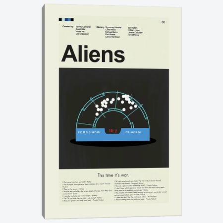 Aliens Canvas Print #PAG147} by Prints and Giggles by Erin Hagerman Canvas Art Print