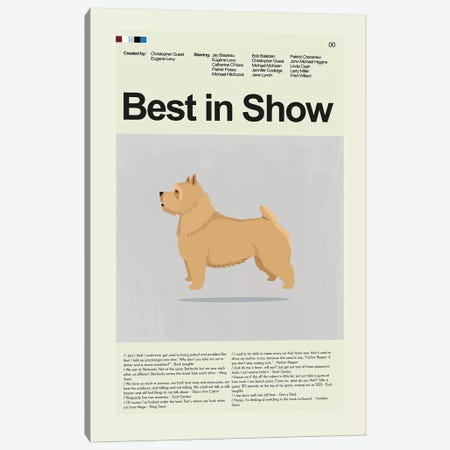 Best In Show Canvas Print #PAG14} by Prints and Giggles by Erin Hagerman Art Print