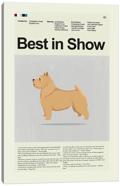 Best In Show Canvas Art Print - Prints And Giggles by Erin Hagerman