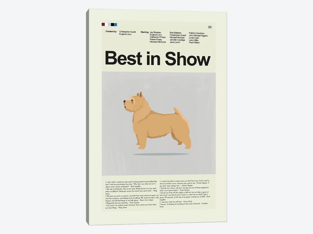 Best In Show by Prints and Giggles by Erin Hagerman 1-piece Canvas Wall Art