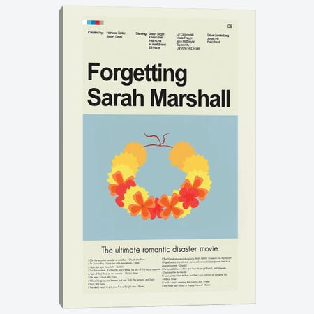 Forgetting Sarah Marshall Canvas Print #PAG166} by Prints and Giggles by Erin Hagerman Canvas Print