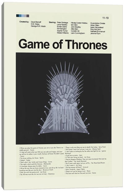 Game of Thrones Canvas Art Print - Game of Thrones